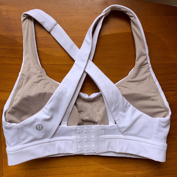 NWOT Lululemon Stash It All Bra, White - Picture 4 of 4